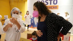 Očkování těhotných žen v Brazílii