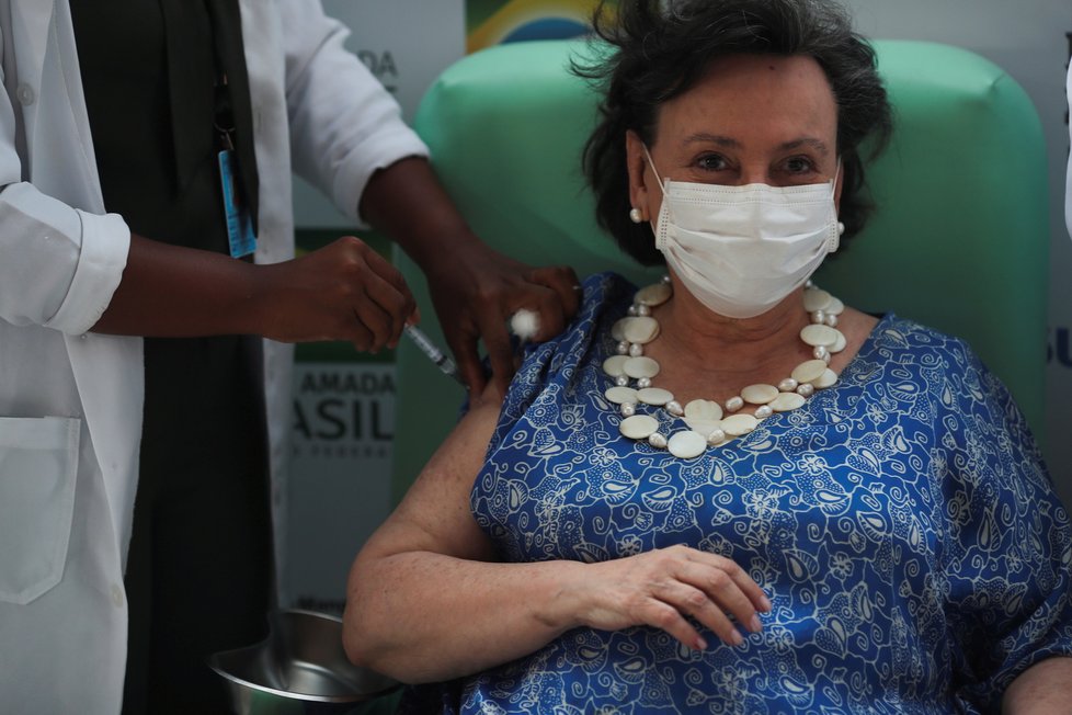 Koronavirus v Brazílii: Očkování vakcínou AstraZeneca.