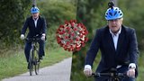 Britové sedí doma „pod zámkem“, premiér brázdí ulice Londýna na kole. Johnsona se zastali kolegové