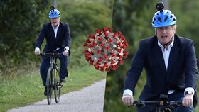 Premiér Johnson to schytal za projížďku na kole, jeho ministři i policie se ho zastali.