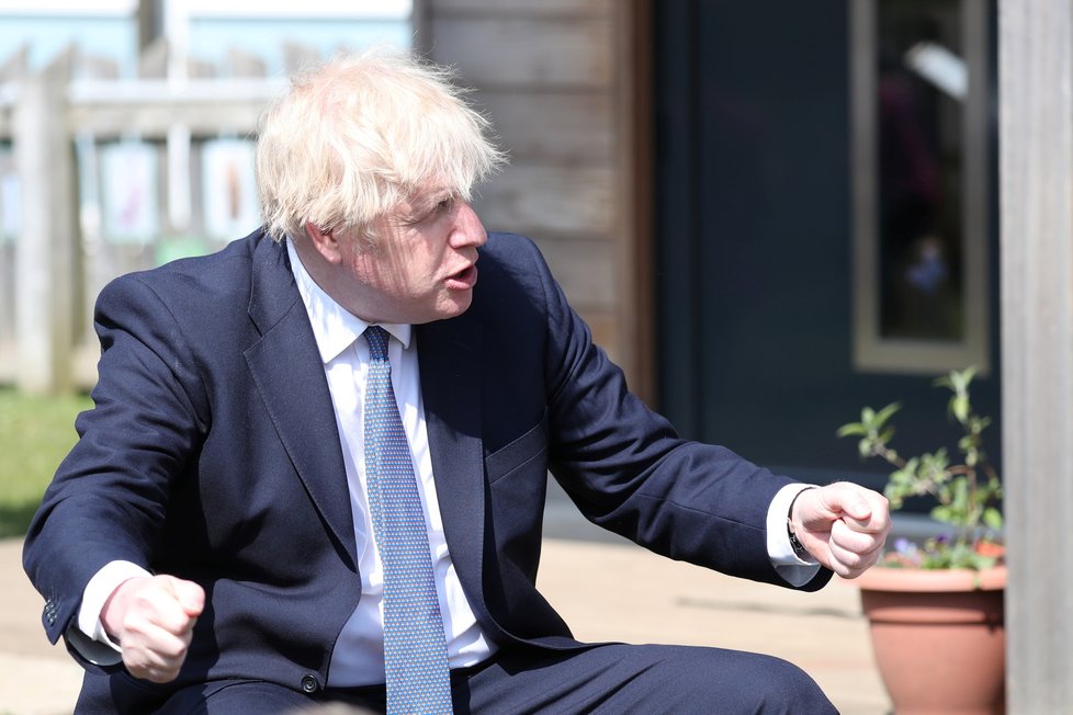 Britský premiér Boris Johnson.