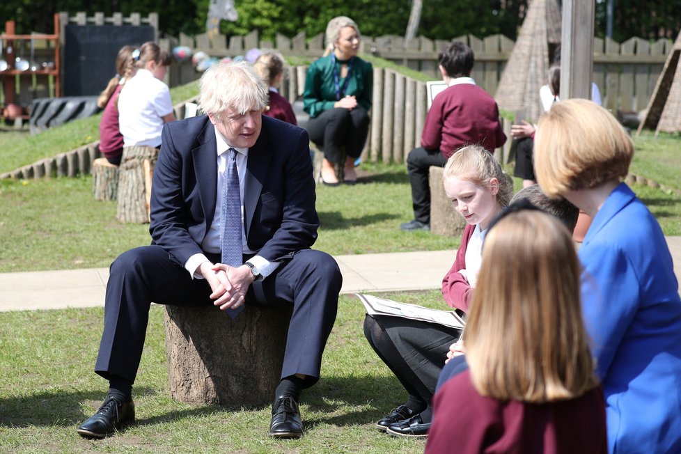 Britský premiér Boris Johnson.