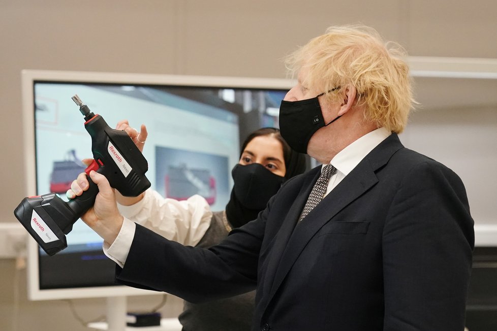 Britský premiér Boris Johnson.