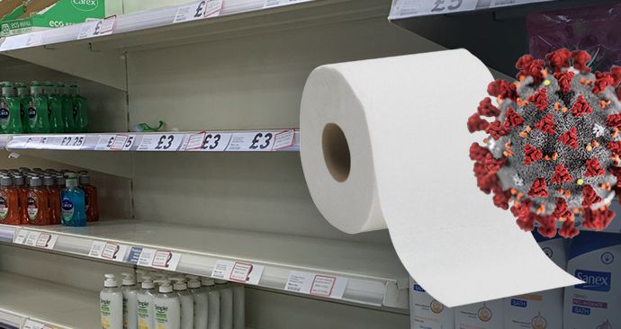 Ve Velé Británii se během pandemie koronaviru krade toaletní papír.