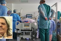 Nejdelší případ covidu? Muž (49) je v nemocnici déle než rok, virus mu zničil žaludek