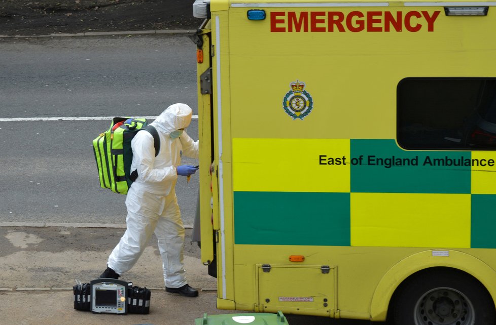 Světová pandemie koronaviru v Británie (20.03.2020).