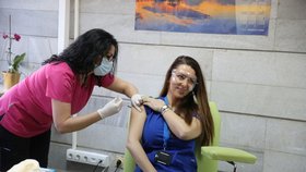 Očkování vakcínou Moderna v Bulharsku.
