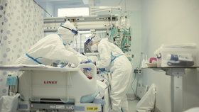 Boj s koronavirem v Krajské nemocnici Liberec (9. 12. 2020)