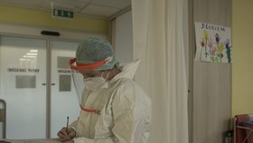Boj s koronavirem v Krajské nemocnici Liberec (9. 12. 2020)
