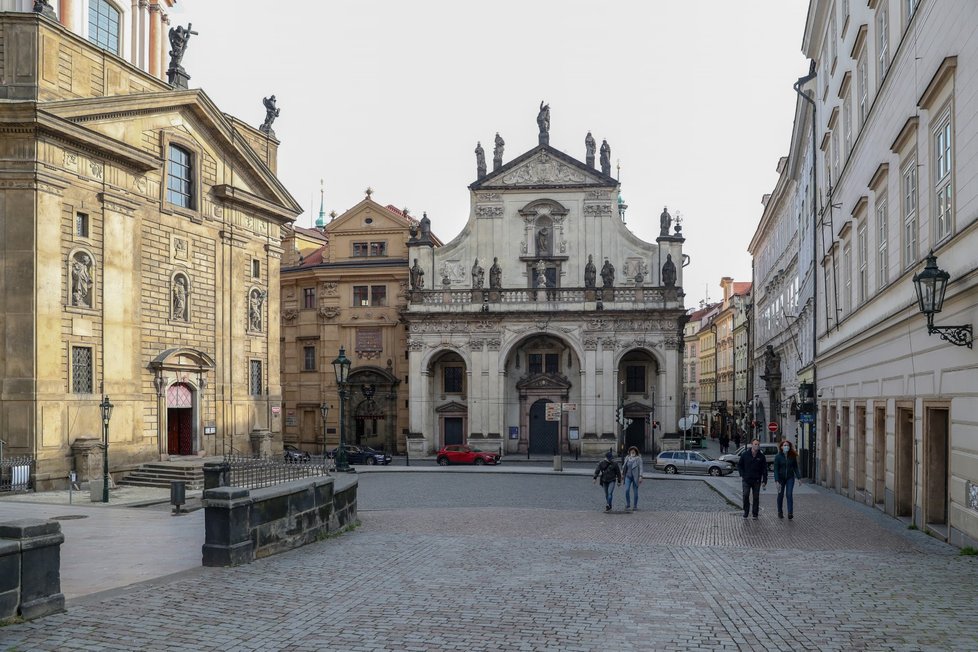 Vylidněná Praha během pandemie koronaviru (22. 10. 2020)