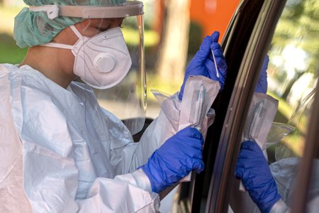 Testování na koronavirus v Královéhradeckém kraji (8.10.2020)