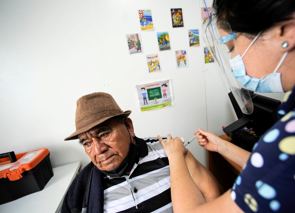 Očkování proti koronaviru v Chile