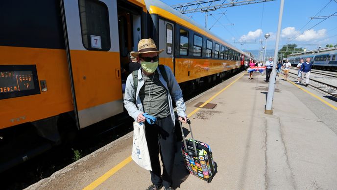 Přímý vlak s Čechy dorazil do chorvatské Rijeky (1. 7. 2020)