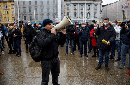 Koronavirus v Chorvatsku: Protesty proti opatřením.