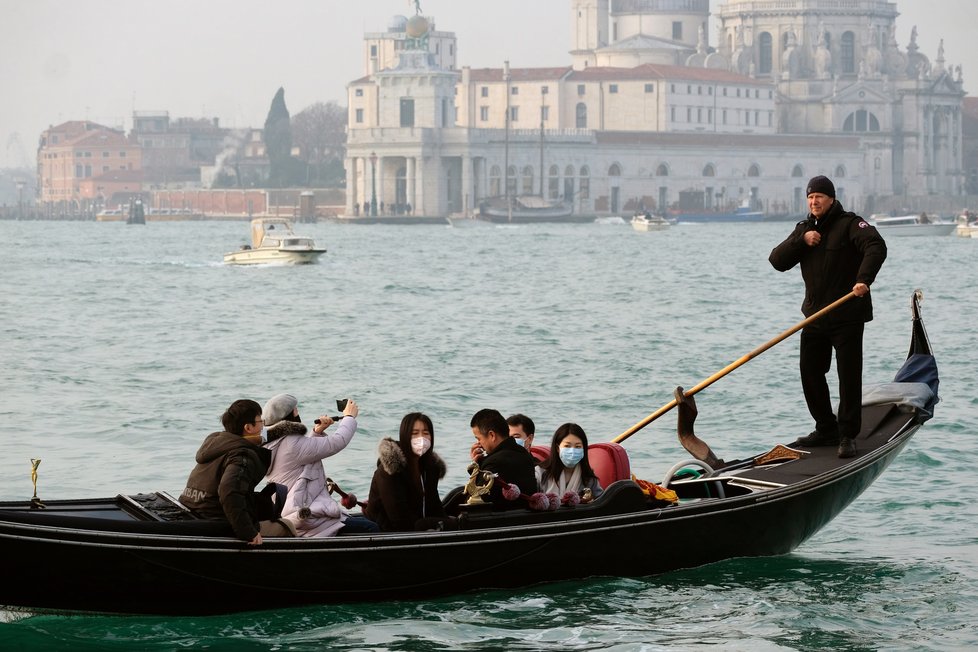 Obavy z koronaviru zasáhly i Benátky, italská vláda vyhlásila stav nouze (31. 1. 2020).