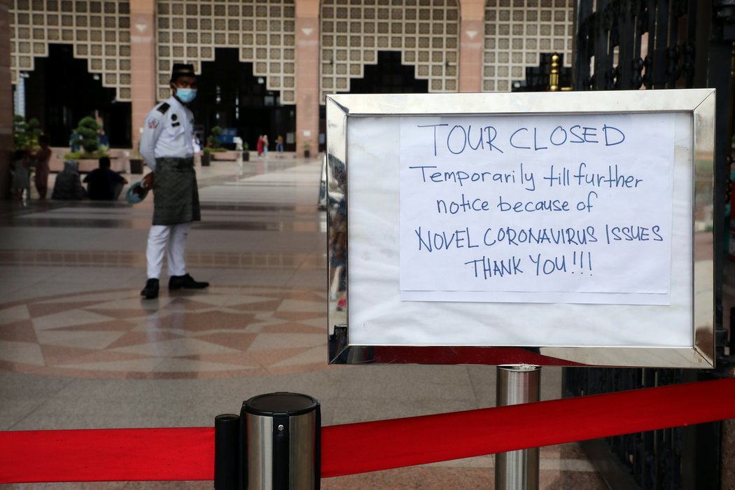 Prohlídka uzavřena. V Malajsii také zavládly obavy před šířením koronaviru (28.1.2020)