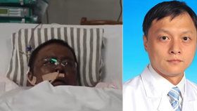 Urolog Chu Wej-feng (†42) podlehl koronaviru.