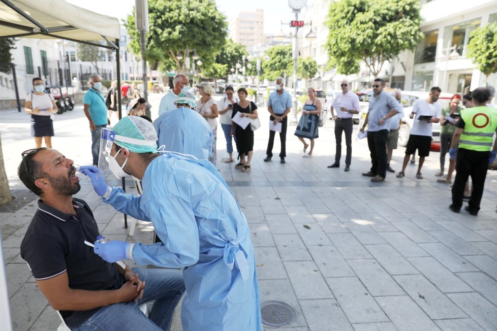 Testování na koronavirus na Kypru