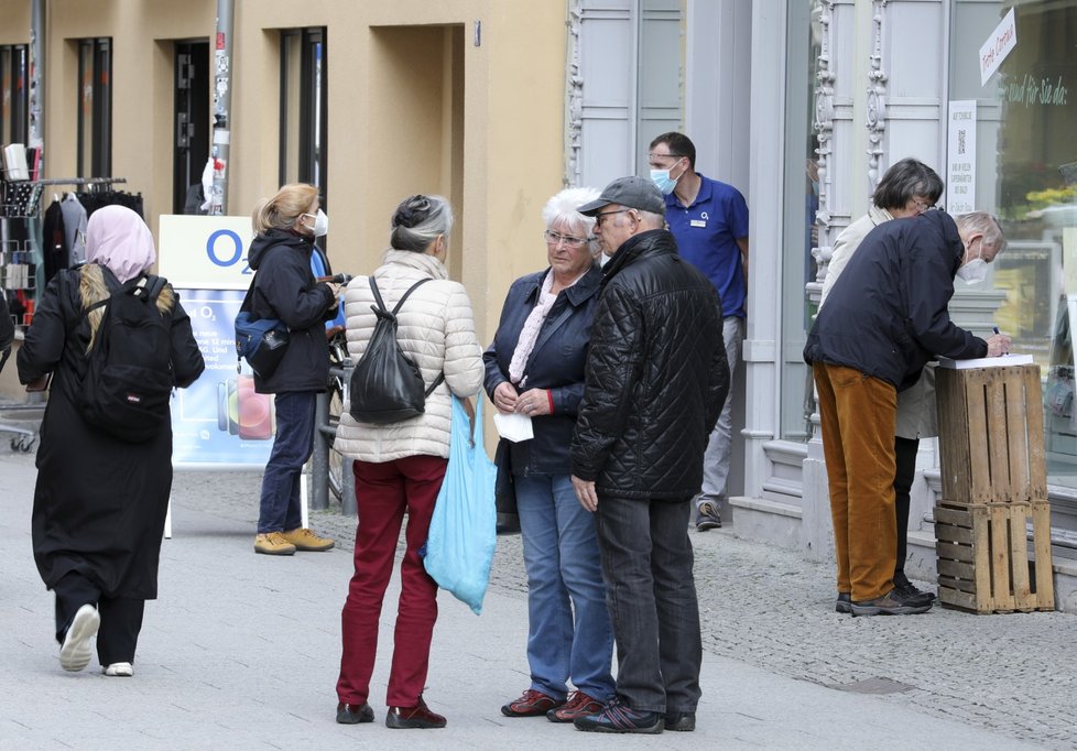 Koronavirus v německém Výmaru (29. 3. 2021)