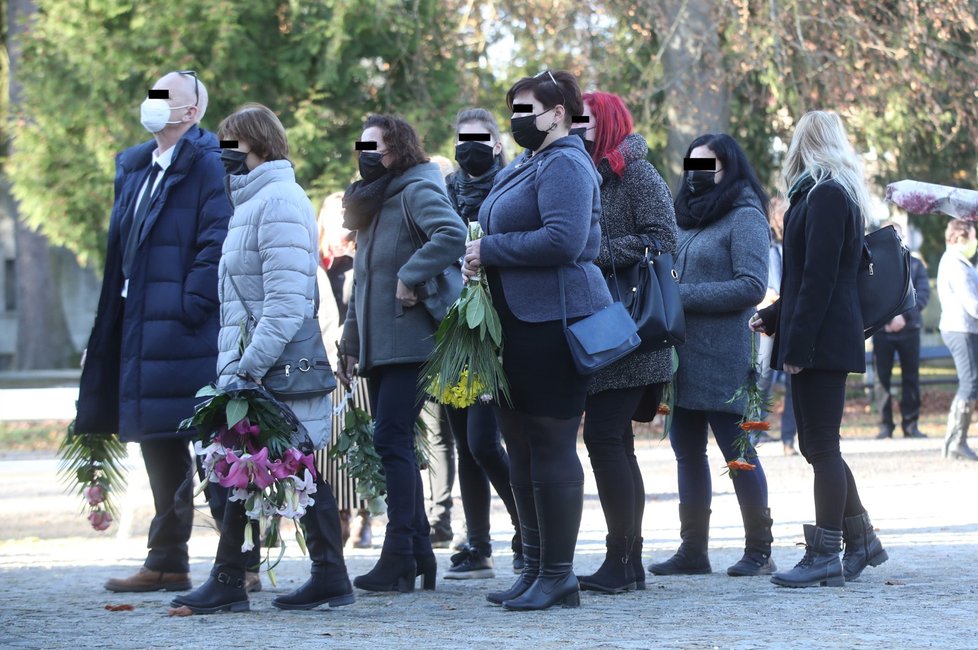 Pohřeb sestřičky z jihlavské nemocnice, která podlehla koronaviru (18. 11. 2020)