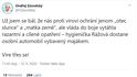 Novou výbavu hlavní hygieničky glosoval i kandidát lidovců a TOP 09 ve volbách do Senátu Ondřej Závodský. Novou výbavu hlavní hygieničky glosoval i kandidát lidovců a TOP 09 ve volbách do Senátu Ondřej Závodský.