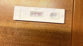 Ztráta čichu a chuti přinutila paní Irenu (34) ze Studénky na Novojičínsku udělat si test. Dvě čárky naskočily hned a objevují se stále.