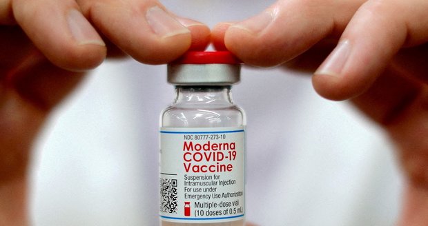 Vakcína společnosti Moderna.