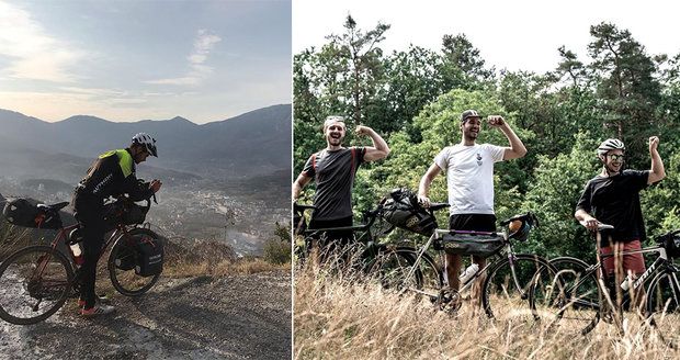Na kole z Athén do Tokia: Neuvěřitelné dobrodružství dvěma nadšencům překazil koronavirus