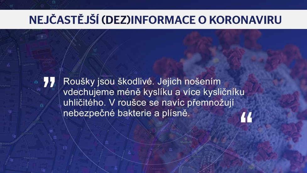 Nejčastější dezinformace o koronaviru