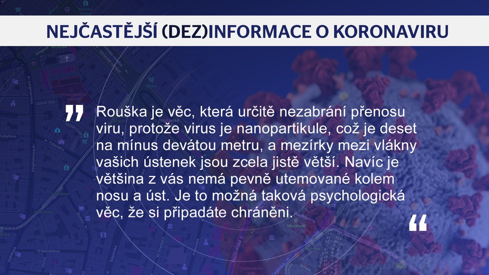 Nejčastější dezinformace o koronaviru