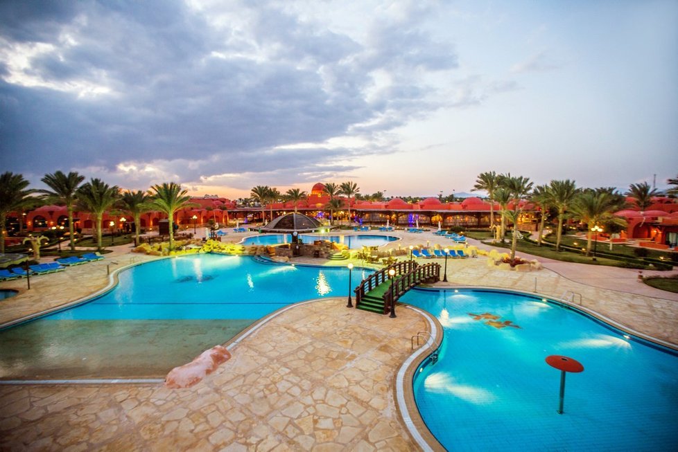 Hotel Sentido oriental v Marsa Alam, kde uvízli čeští turisté.