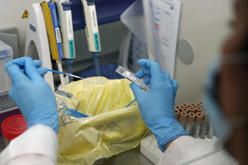 Koronavirus ve Francii: Vědci pečlivě analyzují všechny sebrané vzorky koronaviru. (22.03.2020)
