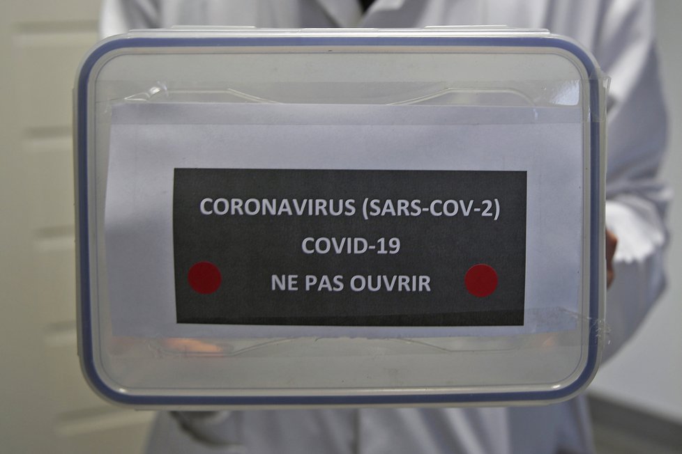 Koronavirus ve Francii: Vědci pečlivě analyzují všechny sebrané vzorky koronaviru. (22.03.2020)