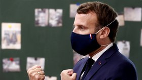 Francouzský prezident Emmanuel Macron.