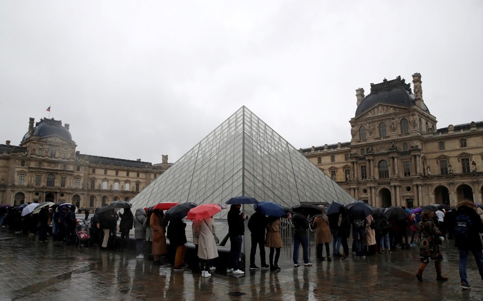 Muzeum Louvre v Praříži bylo zavřeno kvůli šíření koronaviru