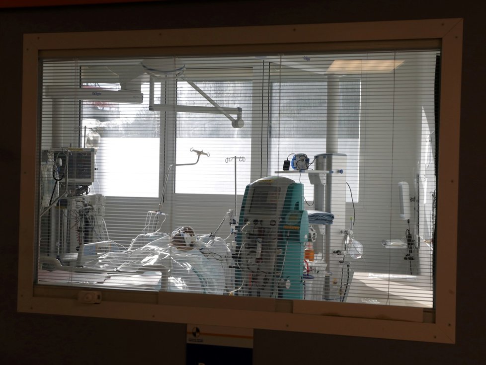 Covidové oddělení ve francouzském Marseille Covidové oddělení ve francouzském Marseille