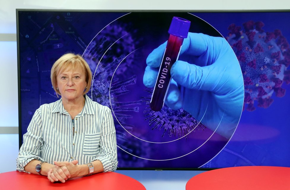 Primářka Hana Roháčová v Epicentru 27.8.2020