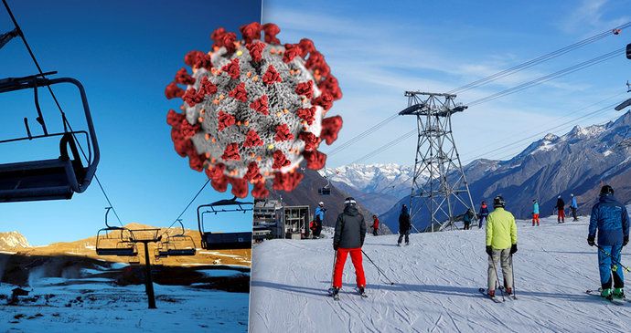 Alpské státy se přou o otevření lyžařských středisek.