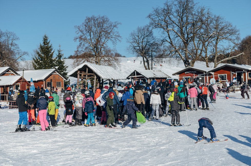 Nával v polském Zakopaném