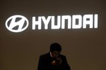 Automobilka Hyundai v Nošovicích na Frýdecko-Místecku dnes po třítýdenní odstávce zapříčiněné pandemií obnovila výrobu (14. 4. 2020)