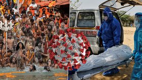 Covidové „tsunami“: Obří vlna mrtvých v Indii, vážně nemocné děti, mutace a hrozba v davech