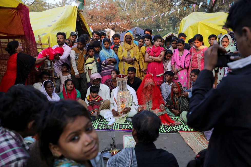 Svatba v Indii, (ilustrační foto).