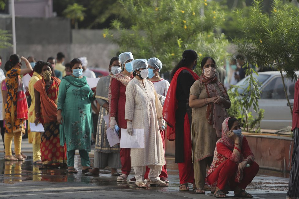 Koronavirus v Indii: V zemi probíhá masivní testování.