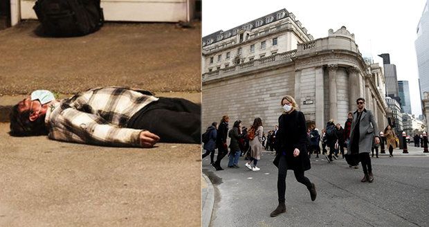 Šokující výjev ze země paralyzované pandemií: Muž nakažený koronavirem bezvládně ležel na ulici!