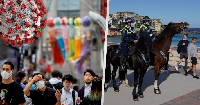 Olympijské Japonsko hlásí přes 10 000 tisíc nakažených za den. A lockdown v Sydney ohlídá armáda