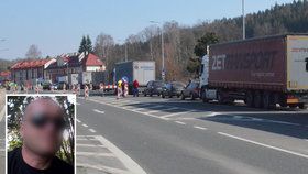 Kamioňák Ladislav ví, že jezdit  se musí. Varuje ale před tím, aby  se nákladní doprava nakonec  nestala dalším zdrojem nákazy.