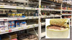 Vyprodané konzervy, těstoviny a rýže v Česku? Koronavirová panika v obchodech polevila