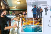 Skiareály jsou připravené od pondělí otevřít. Bazény hlásí problém, hospody si stěžují