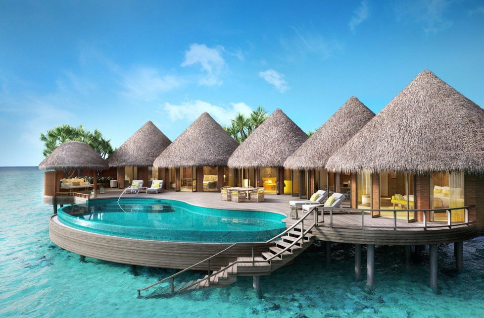Maledivy lákají pracující turisty na luxusní pobyty.