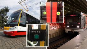 Řidiči metra a tramvají budou dočasně otevírat všechny dveře ve všech zastávkách. Toto opatření přijali, aby se lidí nedotýkali tlačítek, kvůli možnému šíření koronaviru v Praze.